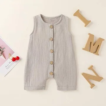 Cecobora Infant Romper for Newborns Boys Girls Summer