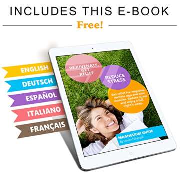 Deep Relaxation Magnesium Chloride Flakes 3lb – Absorbs Better Than Epsom Salt - Unique Full Bath Soak Formula for Stress and Relaxing - with Roman Chamomile & Clary Sage