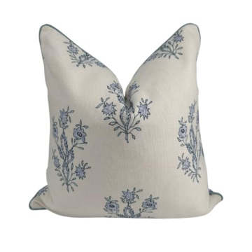 Jillien Harbor Floral Throw Pillow Cover for Home