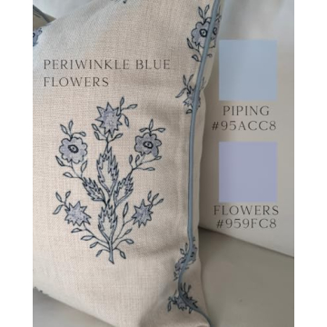 Jillien Harbor Floral Throw Pillow Cover for Home