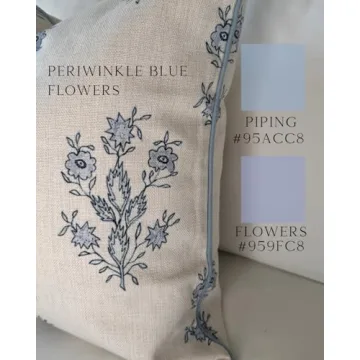 Jillien Harbor Floral Throw Pillow Cover for Home