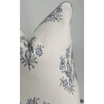 Jillien Harbor Floral Throw Pillow Cover for Home