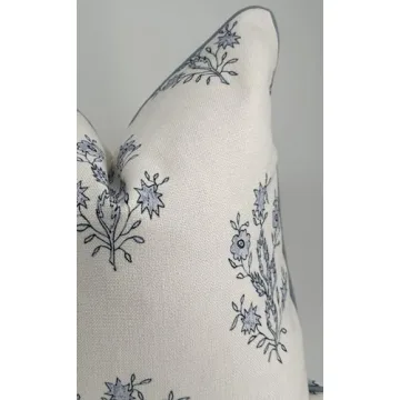 Jillien Harbor Floral Throw Pillow Cover for Home