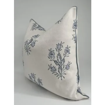 Jillien Harbor Floral Throw Pillow Cover for Home