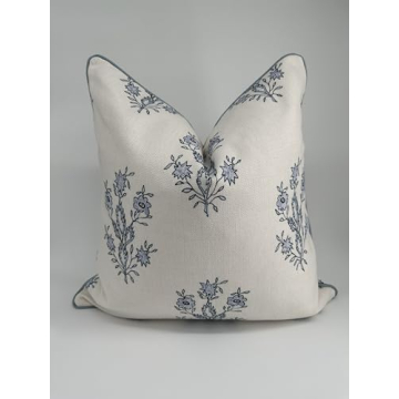 Jillien Harbor Floral Throw Pillow Cover for Home