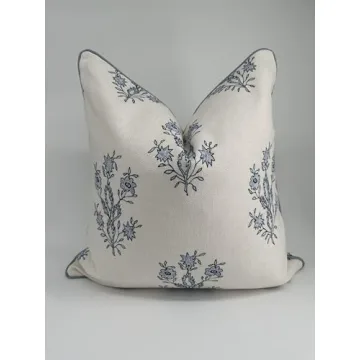 Jillien Harbor Floral Throw Pillow Cover for Home