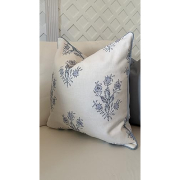 Jillien Harbor Floral Throw Pillow Cover for Home