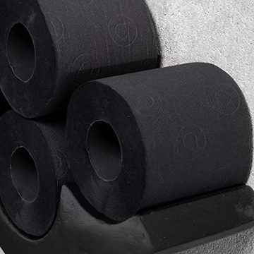 Renova Black Toilet Paper 3-Ply - Eco-Friendly Luxury for Home