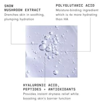 Versed Moisture Maker Hydrating Hyaluronic Serum - Lightweight Face Serum for Dry Skin With Moisturi...