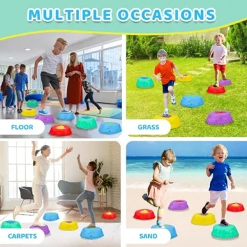 Hazms Stepping Stones for Kids Enhance Balance and Play