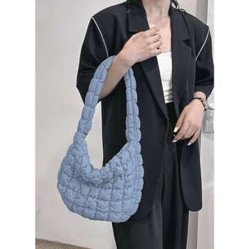 Stylish Aiyify Quilted Crossbody Bag - Versatile & Chic