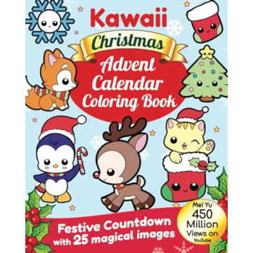 Color Your Countdown with a Kawaii Christmas Coloring Book