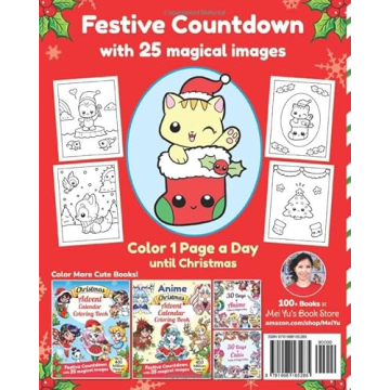 Color Your Countdown with a Kawaii Christmas Coloring Book