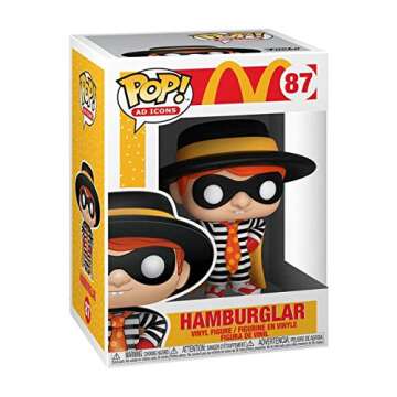 Funko Pop! Ad Icons: McDonald's - Hamburglar, Multicolor, 3.75 inches