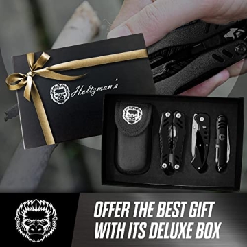Holtzman's 3 Piece Pocket Multitool Gift Set for Adventurers