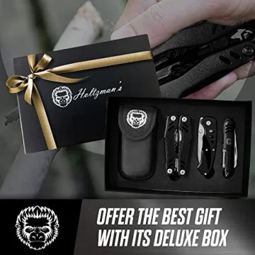 Holtzman's 3 Piece Pocket Multitool Gift Set for Adventurers