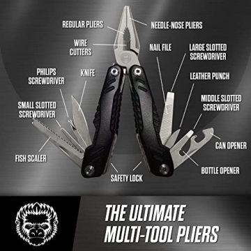Holtzman's 3 Piece Pocket Multitool Gift Set for Adventurers
