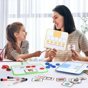 Joyreal Phonemic Awareness Games Magnetic Dry Erase Board Phonics Games, Elkonin Box Science of Reading Manipulatives, Speech Therapy Homeschool Supplies, Preschool Kindergarten Classroom Must Have