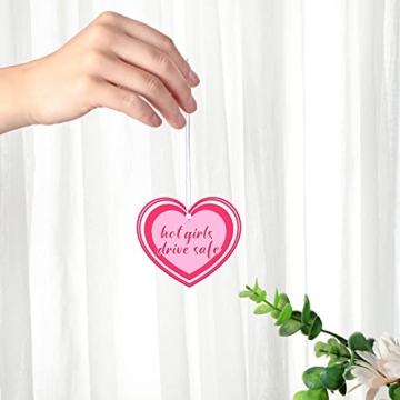 Preppy Scented Car Fresheners - 8 Pcs Pink Cherry Fragrance