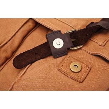 Berchirly Military Men Canvas Messenger Crossbody Bag Women Travel Bags For 17.3Inch Laptop