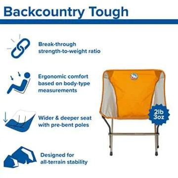 Big Agnes Mica Basin Chair for Camping and Hiking