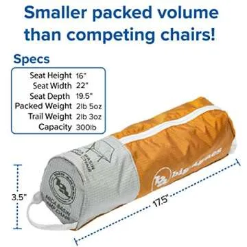 Big Agnes Mica Basin Chair for Camping and Hiking