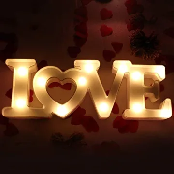 Cheerin Love Marquee Letters - Romantic Lighted Sign