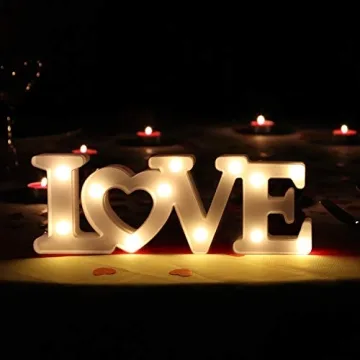 Cheerin Love Marquee Letters - Romantic Lighted Sign