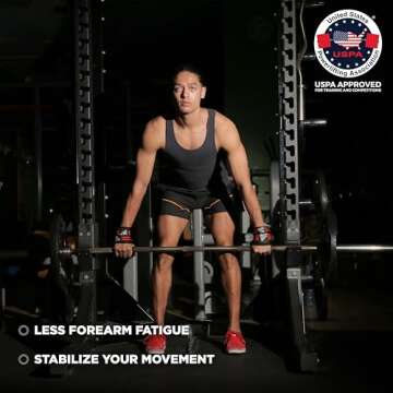 Wrist Wraps + Lifting Straps Bundle (2 Pairs) for Weightlifting, Cross Training, Workout, Gym, Powerlifting, Bodybuilding-Support for Women & Men,Avoid Injury during Weight Lifting-Red