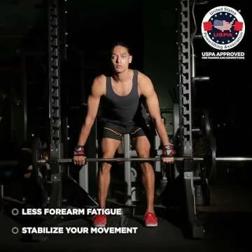 Wrist Wraps + Lifting Straps Bundle (2 Pairs) for Weightlifting, Cross Training, Workout, Gym, Powerlifting, Bodybuilding-Support for Women & Men,Avoid Injury during Weight Lifting-Red