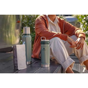 Stanley Classic Vacuum Insulated Bottle - 1.5 QT Camping Thermos