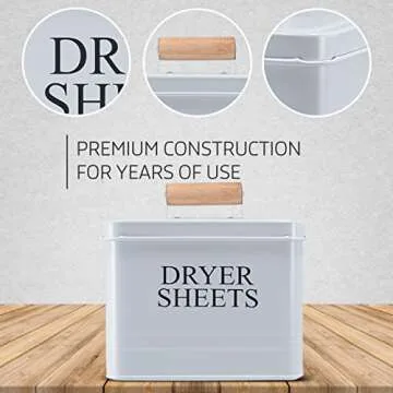 3-In-1 Laundry Organization Set for Modern Farmhouse Decor