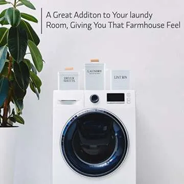 3-In-1 Laundry Organization Set for Modern Farmhouse Decor