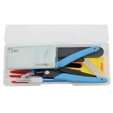 BXQINLENX Professional 20 PCS Model Tools Kit Modeler Basic Tools Craft Set Hobby Building Tools Kit for Gundam Car Model Building Repairing and Fixing(I)