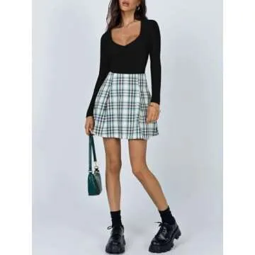 REORIA Women's Sexy V Neck Long Sleeve Bodysuit