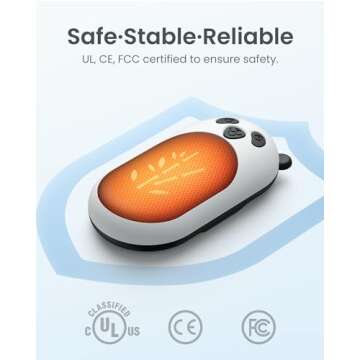 Shop AaoLin's 2 Pack Rechargeable Hand Warmers - 20Hrs Warmth