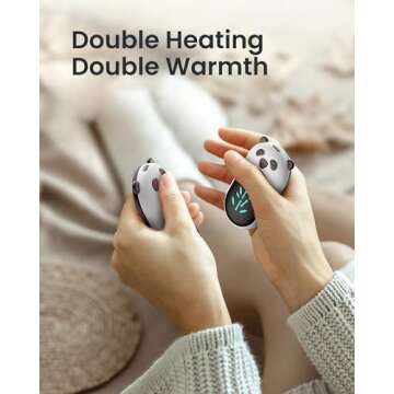 Shop AaoLin's 2 Pack Rechargeable Hand Warmers - 20Hrs Warmth