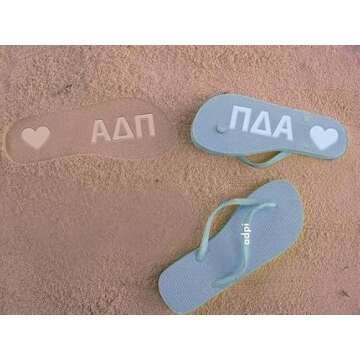 Stylish Sorority Shop Alpha Delta Pi Flip Flops for Women - Join the Sisterhood!