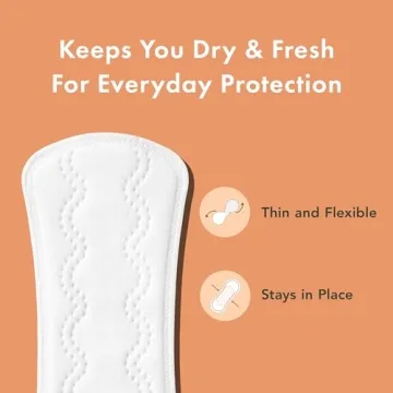 Rael Organic Cotton Panty Liners - Thin & Sensitive Care