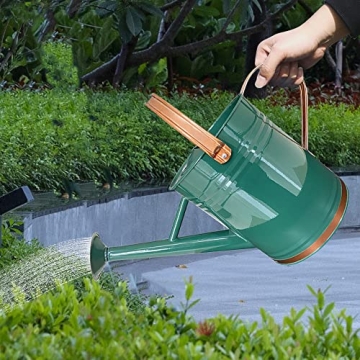 SunnyTong 1 Gallon Metal Watering Can - Stylish and Functional