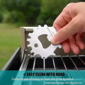 BBQ Grill Scraper - Safe, Versatile, Ideal Gift for Grilling