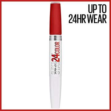 Maybelline Super Stay 24, 2-Step Liquid Lipstick Makeup, Long Lasting Highly Pigmented Color with Mo...
