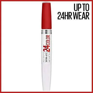 Maybelline Super Stay 24, 2-Step Liquid Lipstick Makeup, Long Lasting Highly Pigmented Color with Mo...
