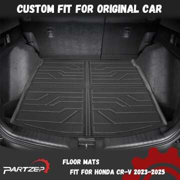 PARTZER All-Weather Mats for 2023-2025 Honda CR-V