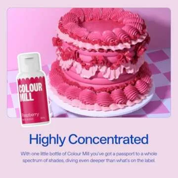 Colour Mill Oil-Based Food Coloring Black 20ml for Baking