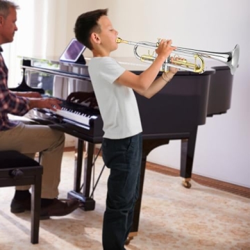 Asmuse Trumpet Set for Beginners Excellent Brass Quality