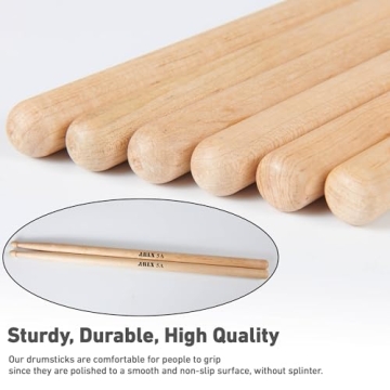 5A Maple Drumsticks - Perfect for Drummers