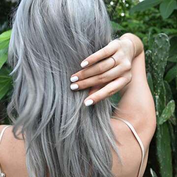 BLOSSOM & HUE Stacking Ring for Women Teens & Girls [18K Gold Plated on .925 Sterling Silver] - Dainty Beaded Band [Hypoallergenic]