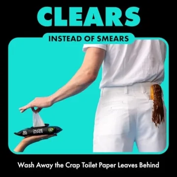 DUDE Wipes - Flushable Extra-Large Wet Wipes for Adults