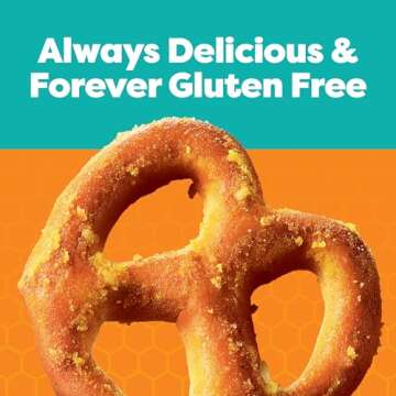 Glutino Gluten Free Honey Mustard Pretzel Twists, Gluten Free Snacks, 14.1 oz.